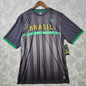 Umbro Brasil Soccer Jersey T-Shirt Men's‎ XL Football Training Athletic NWT